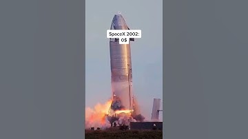 SpaceX Evolution from 2002 to 2022 🔥🔥🚀🚀 #shorts #spacex #starship #elonmusk