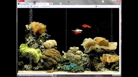 Interactive Flash Fish Animation