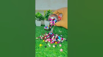 Satisfying Reverse Breads ASMR || Colouring Ball reverse video #satisfying #asmr #reverse