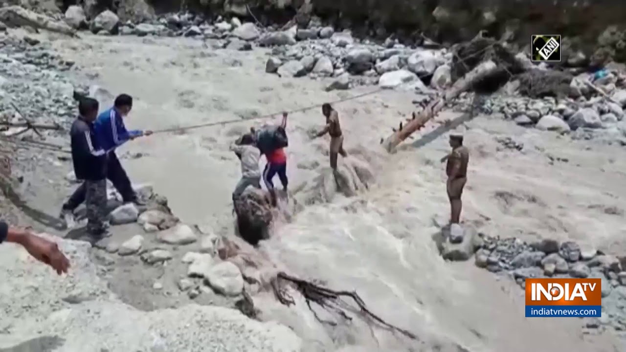 Watch: Police rescue locals from raging flood in HP`s Batseri village