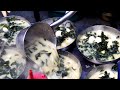Korean rice SUJEBI making 찹쌀새알수제비 맛집 - Korean food