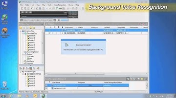 Olympus ODMS software and Dragon Speech Recognition Software
