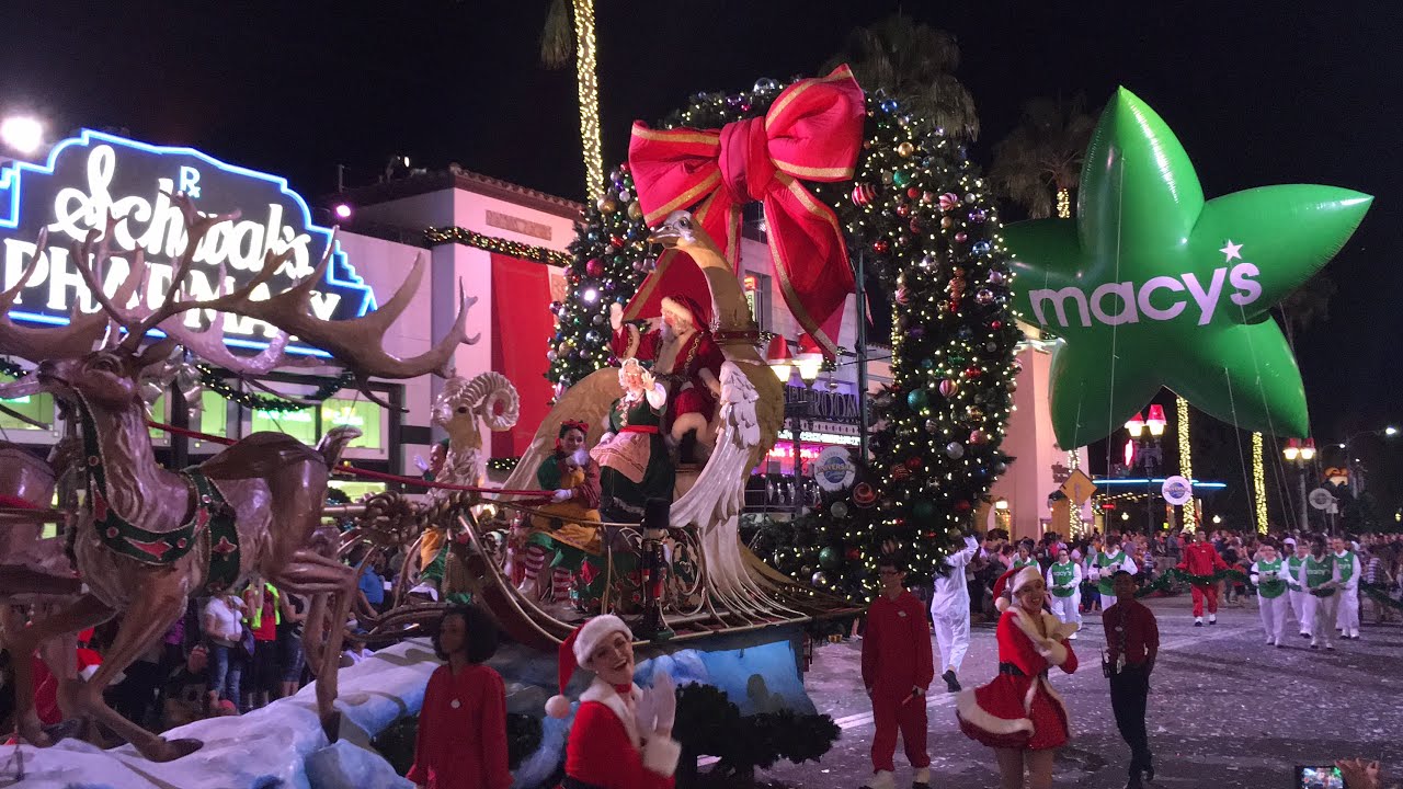 Macy's Holiday Parade at Universal Orlando, FL 25Dec2015 YouTube