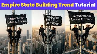 How to Create AI Empire State Building Flag Video | Viral AI Flag Video Trend Tutorial screenshot 4