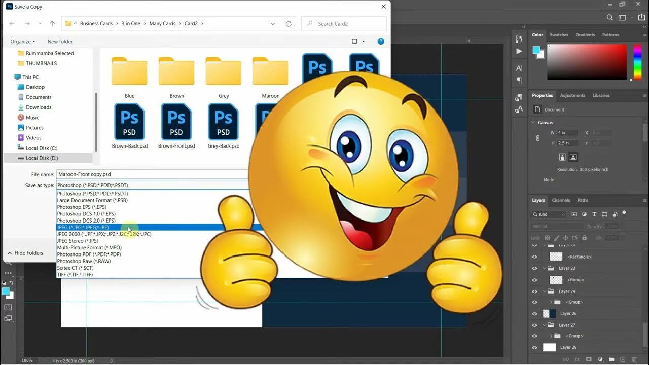 Can't Save as JPG FIX How to Save as JPG in 22 4