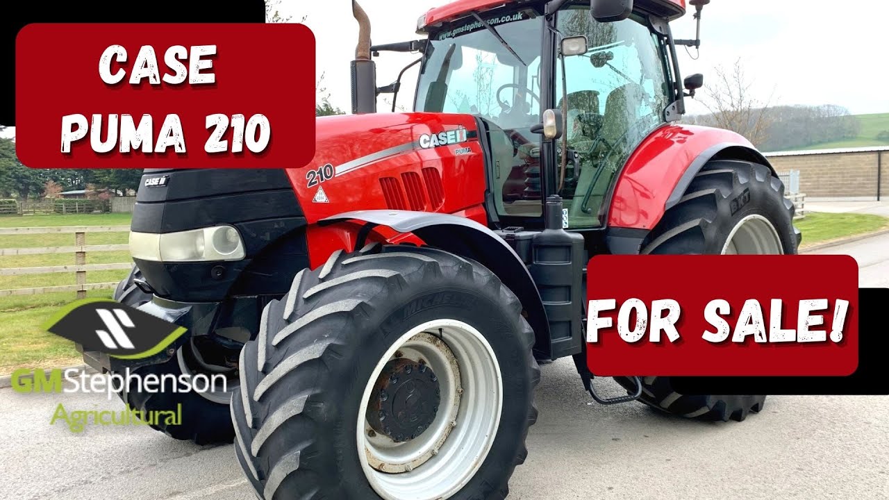 alcanzar Matemático Potencial Case Puma 210 Tractor walk around video *FOR SALE* - YouTube