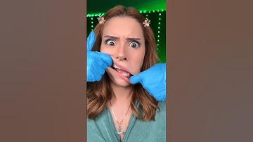 ASMR Cranial Nerve Exam but In Real Life 🤣 #asmr #shorts #comedy