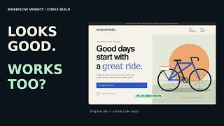I Built a Bike Shop Website with Codex — Then Tested the Logic