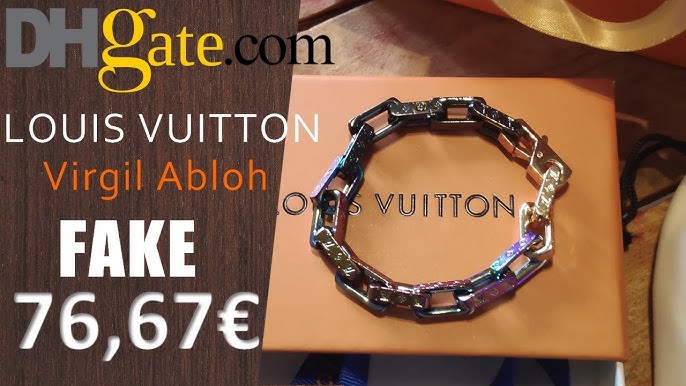 Louis Vuitton Patches Chain Links Bracelet 