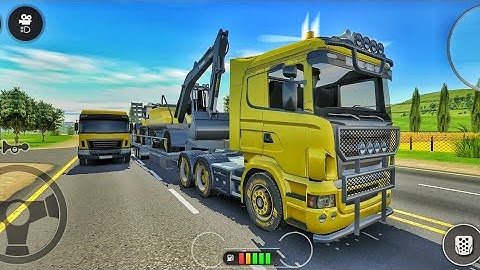 Scania Truck Driving - Drive Simulator 2020 #1 Construction Vehicle Transport! Android Gameplay