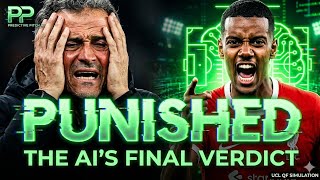 AI PREDICTS: PSG REIGN ENDS? 📉 | Liverpool vs PSG Simulation (UCL QF)