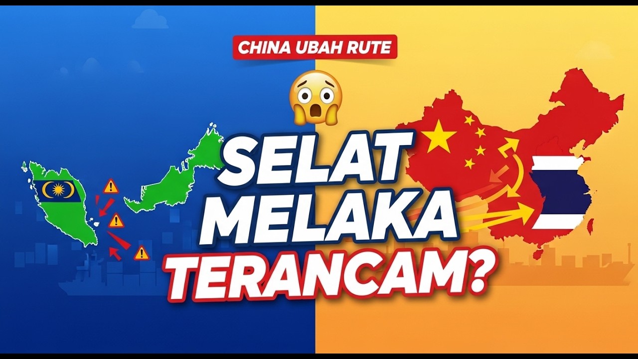 PANIK TOTAL‼️ China Ubah Rute Logistik, Posisi Malaysia di Selat Malaka Terancam?