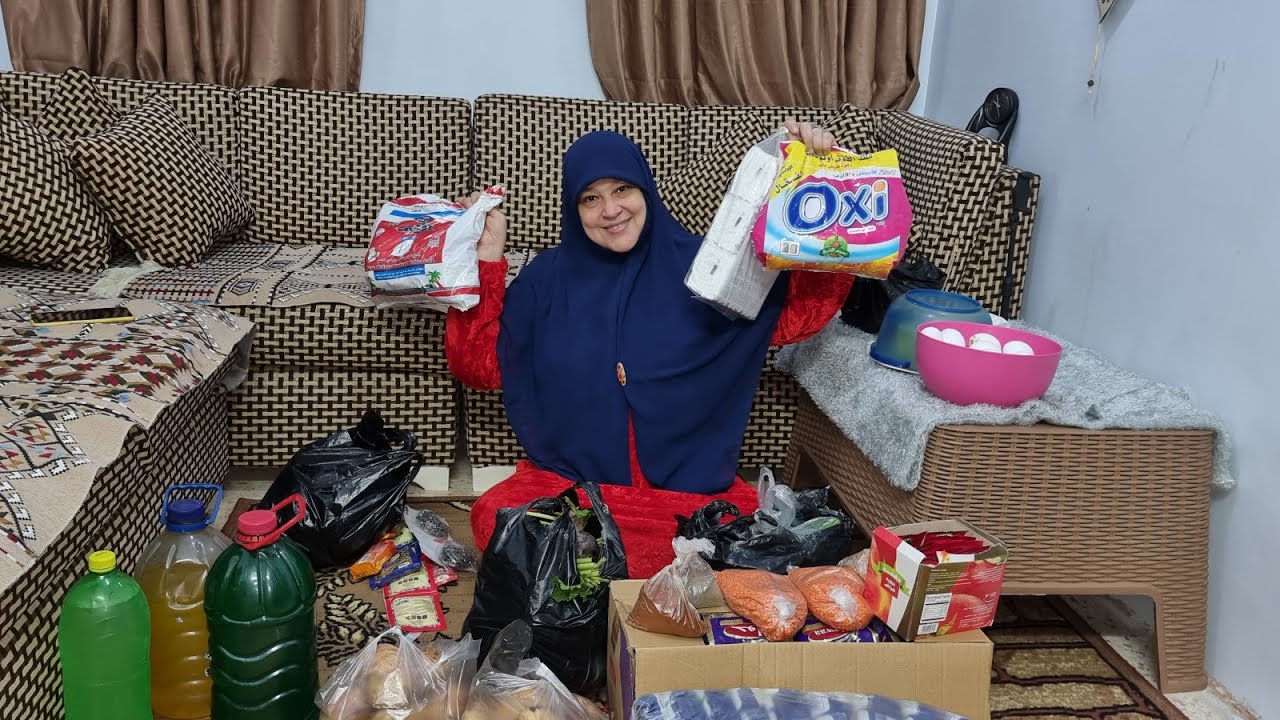 مشتريات الشهر بالاسعار وخلصت الفلوس اول يوم في الشهر اللهم لك الحمد