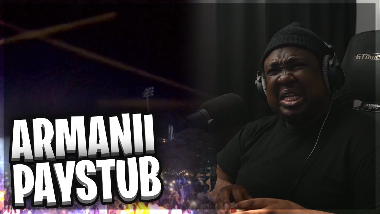Armanii - PAYSTUB (TURKS & CAICOS) (Official Visualizer) (REACTION)