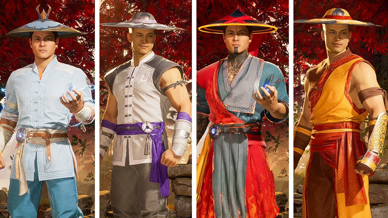 Mortal Kombat 1 - Raiden and Kung Lao Skins and Gears - YouTube