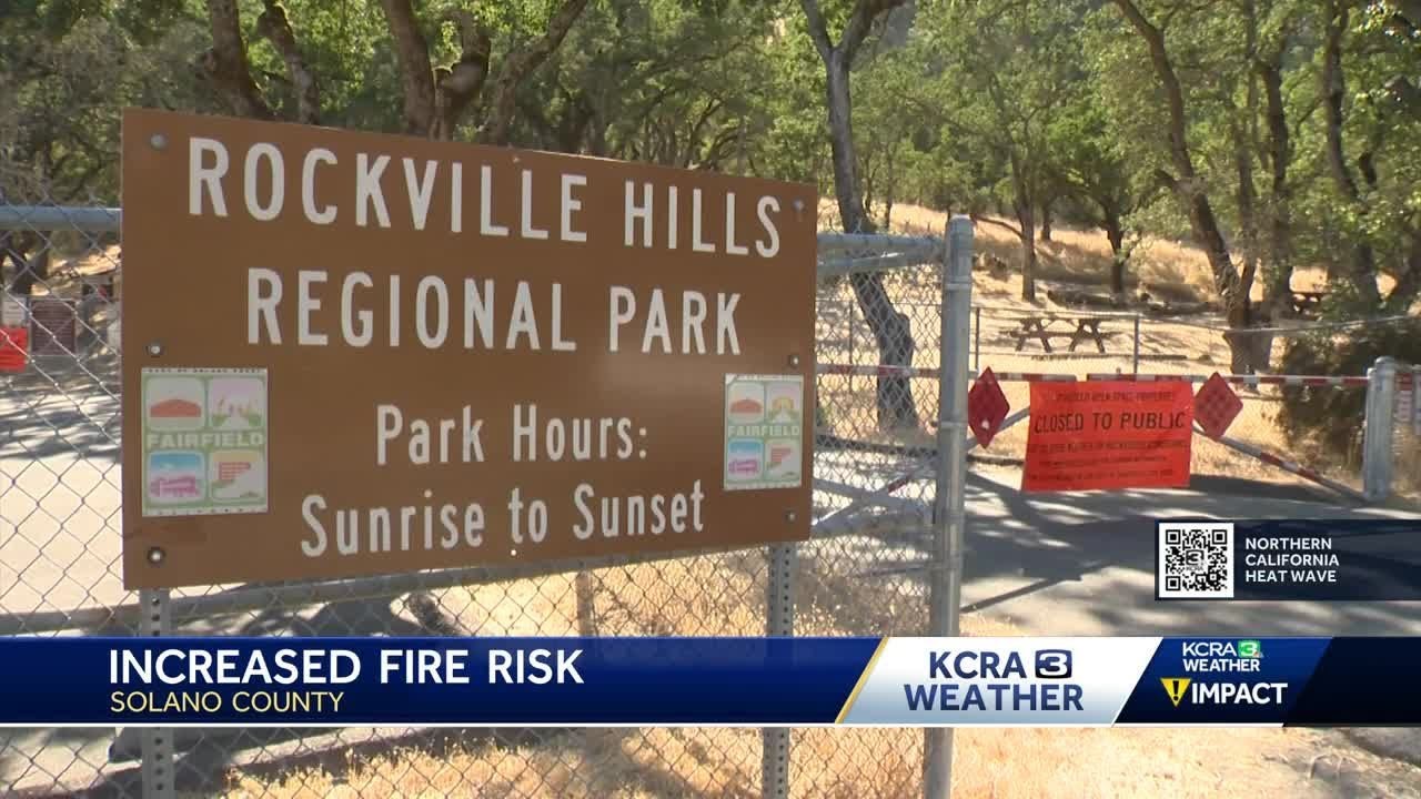 Fairfield closes open spaces and parks due to high fire risk
