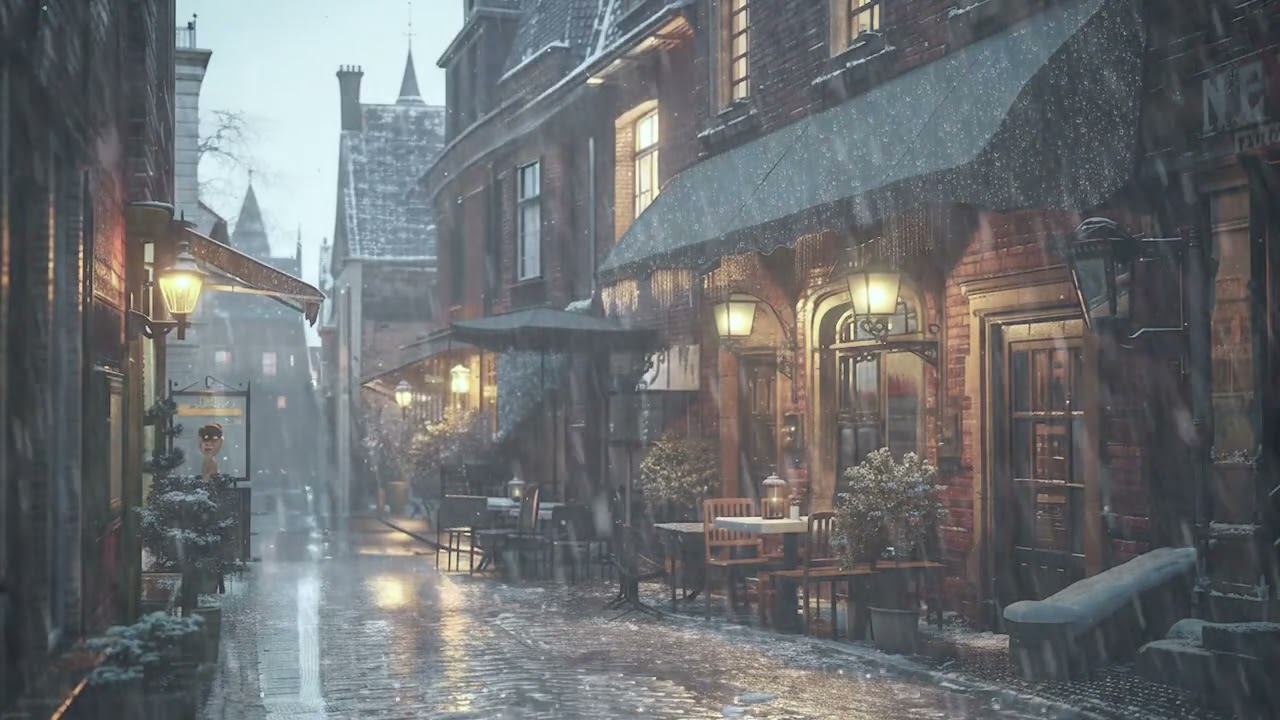 Cozy Winter Coffee Shop Playlist ☕ Relaxing Piano Music for Studying, Working & Warm Ambience