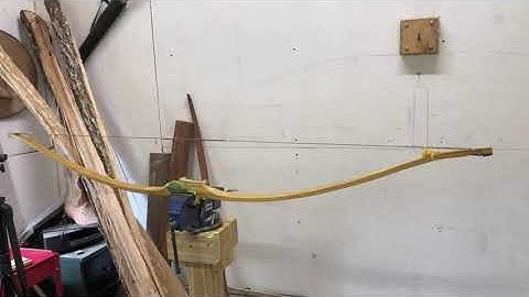 Osage orange bow build part 4