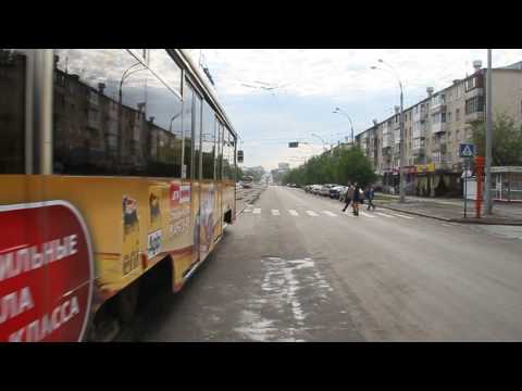 Кемерово. Автобус 182Э - "ш.Владимирская". Bus route 182Э, destination - "Coal mine Vladimirskaya"