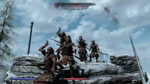 Oh Unrelenting Force i forgot how much fun you were  (Skyrim)