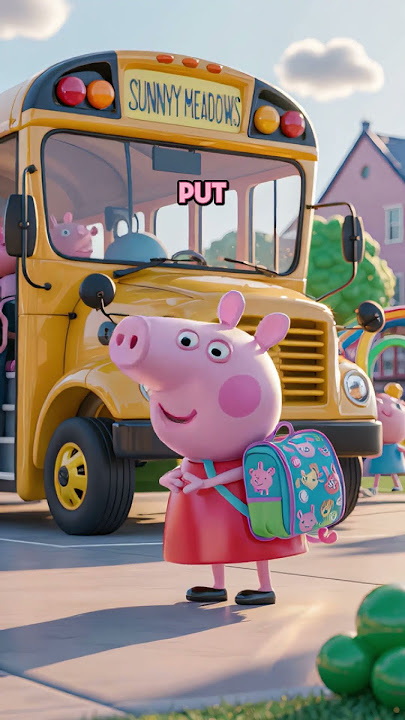 Why Peppa’s Backpack Needs Its Own Seat #peppa #peppapig