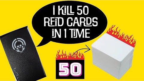 Kill 50 tags with the NFCKill professional