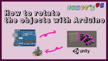 How To Rotate Objects in Unity with Arduino, Serial Communication and Potentiometer.