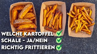 Perfekte POMMES FRITES selber machen! Der Pommes Män erklärt das Geheimnis perfekter Fritten!