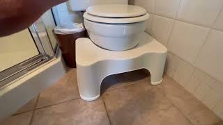 Squatty Potty The Original Bathroom Toilet Stool Review