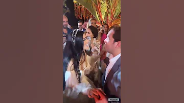 ريم سامي ترقص مع عريسها على أغنية محمد رمضان في حفل خطوبتها 