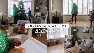 2024 UN-DECORATE WITH ME | TAKING DOWN OUR CHRISTMAS DECORATIONS AND MY GOALS FOR 2024 by Liza Prideaux 7,852 views 3 months ago 18 minutes