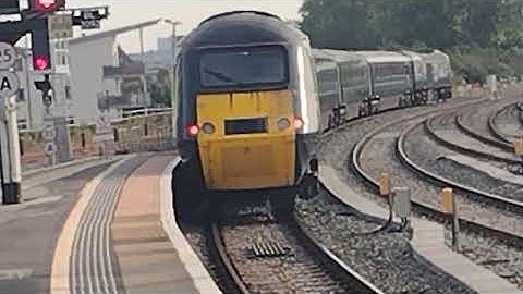 GWR green castle set HST 43040 and 43093 old Oak common to Worcester shrub hill with a 1 tone