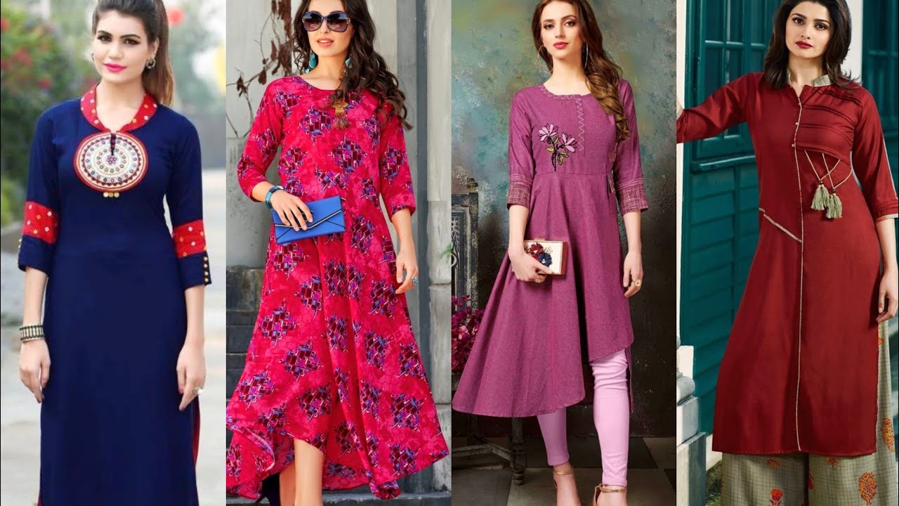 Stylish Office Wear Kurtis Designs || Latest Office Wear Dresses ...