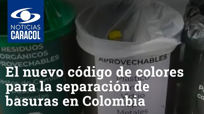 Conoce los códigos de colores para la separación de basura - Sablón