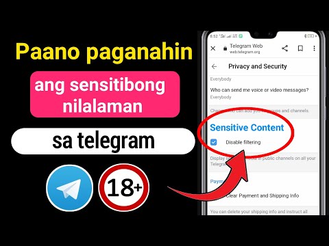 Paano Paganahin ang Sensitibong Nilalaman sa Telegram (Bagong Update 2023)