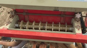 Seed Sowing Machine || How It Works in Slow Motion
