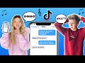 TikTok LYRIC TEXT PRANK On My CRUSH **FUNNY REACTION** ❤️😂 | Sarah Dorothy Little ft. Gavin Magnus