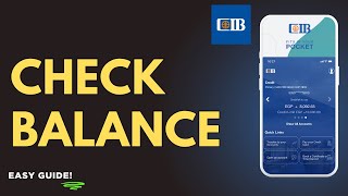 How To Check Cib Account Balance Online