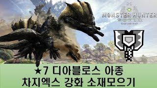 MHW 7  디아블로스 아종 차지엑스 퀘스트 공략