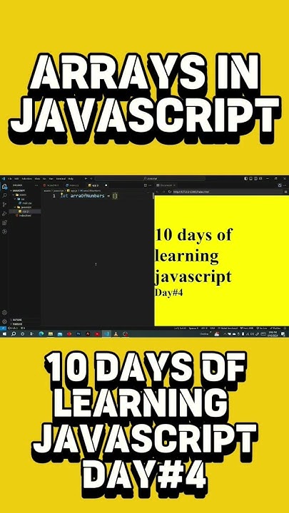 make arrays in javascript #js #coding #javascript #reactapp #tech # ...