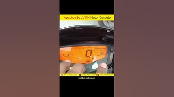 Tvs Apache 160 2V RM Meter Console Features.🔥🔥👌👌#shorts #tvsbikes #tvs #apache1602v #trending