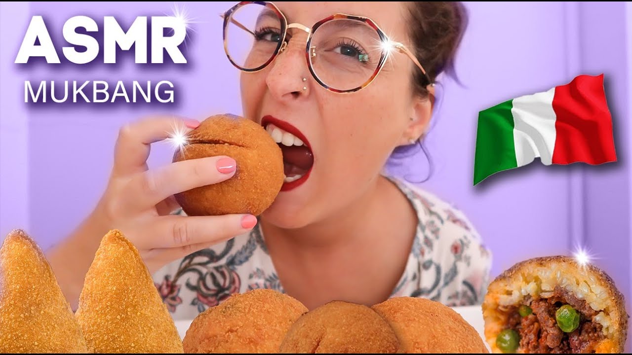 ASMR | ARANCINI MUKBANG