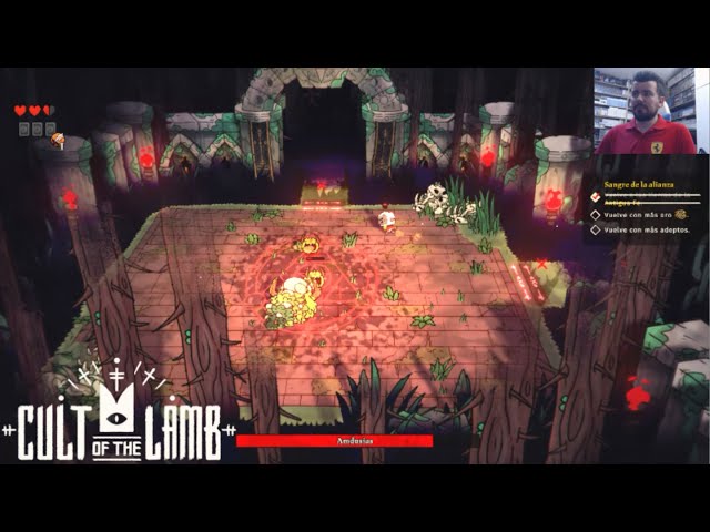 Gameplay de Cult of the Lamb na PS5