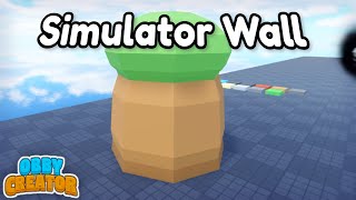 How To Make Simulator Wall Tutorial || Roblox - Obby Creator