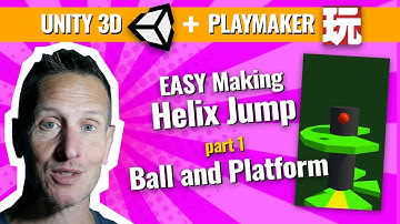 Unity 3D Playmaker Creating Helix Jump - Ball and Platform