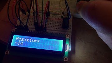 Rotary Encoder + LCD + Buzzer working!