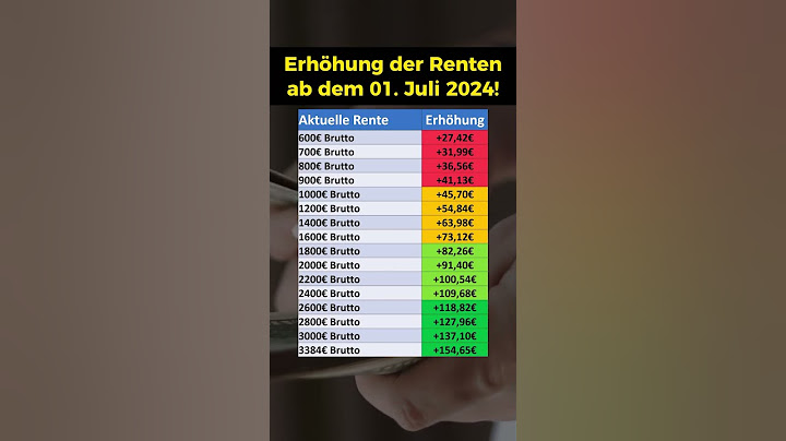 So viel mehr Rente gibt es ab Juli 2024!