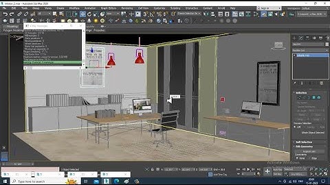 3Dsmax Tutorials, Learn 3D Modeling an Interior from Scratch in 3dsmax. ( Part 10)