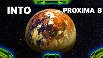 Falling Into PROXIMA B - Closest Exoplanet (POV Simulation)