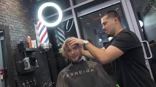 Haircut changeover (Barbershop in Canada) Fade Room